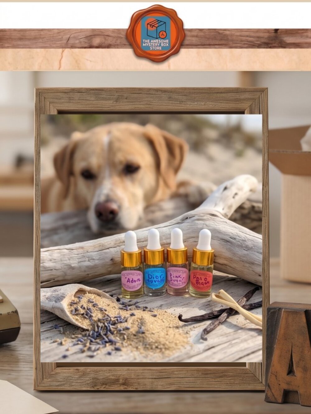 Body Oil 4-Pack 3ml Glass Dropper Box Set | 12ml Total | Non Alcohol Based - Picture 6 of 6